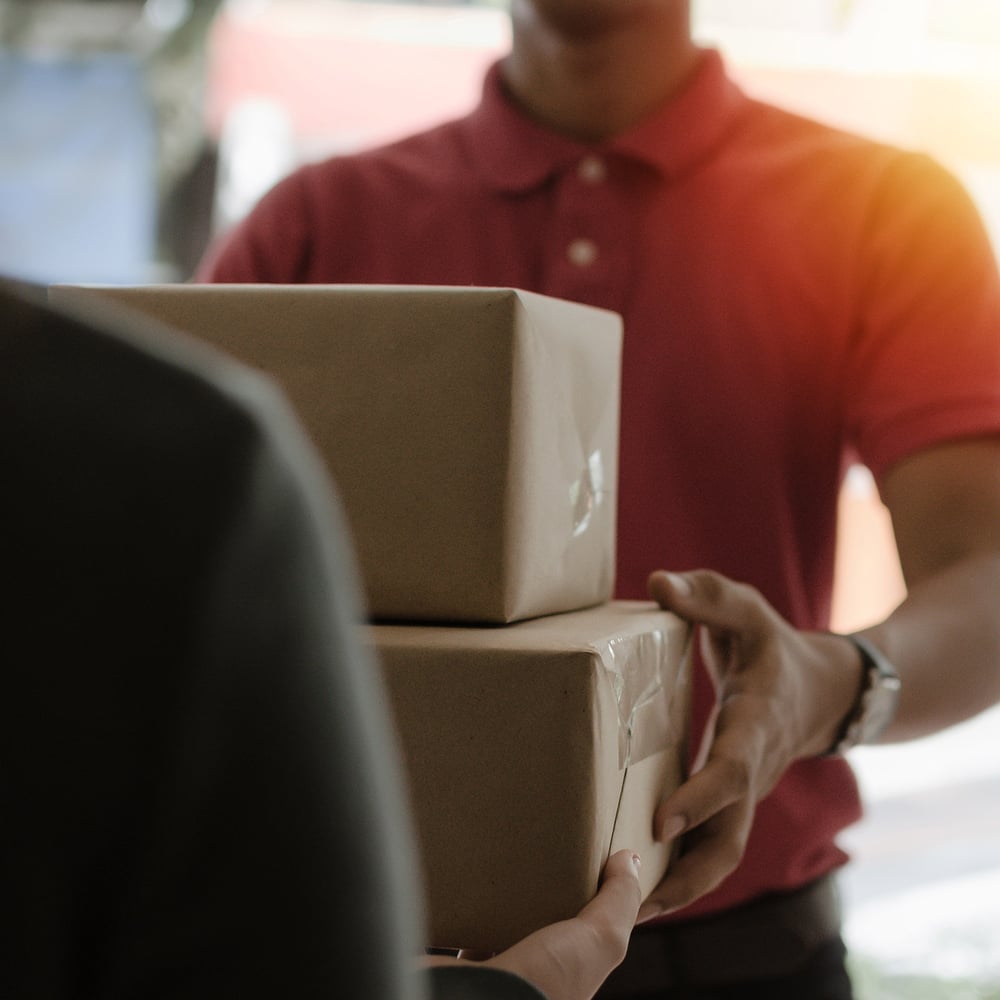 Delivering several boxes