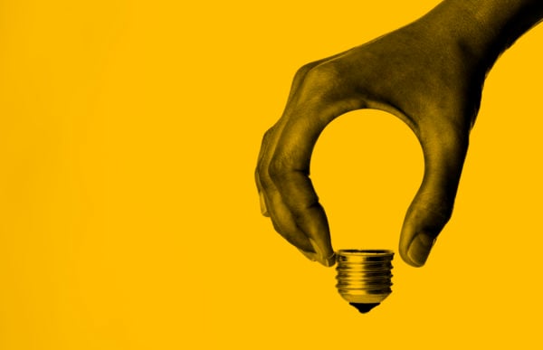 Light Bulb in Hand