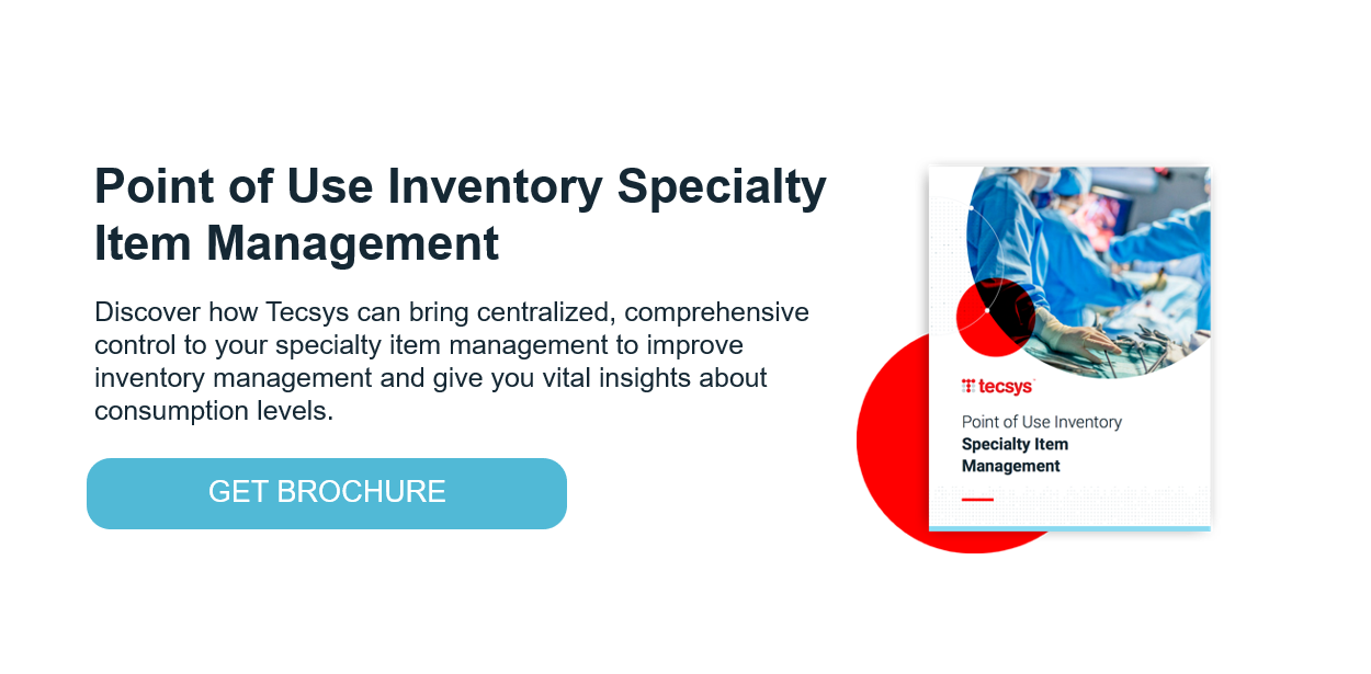 Point of Use Inventory Specialty Item Management Brochure