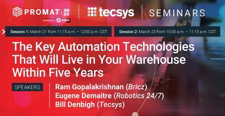 Promat 2023 Key Automation Technologies webinar banner