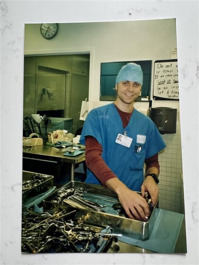 Ryan Rotar at the Torrance Memorial Medical Center in the early 2000s