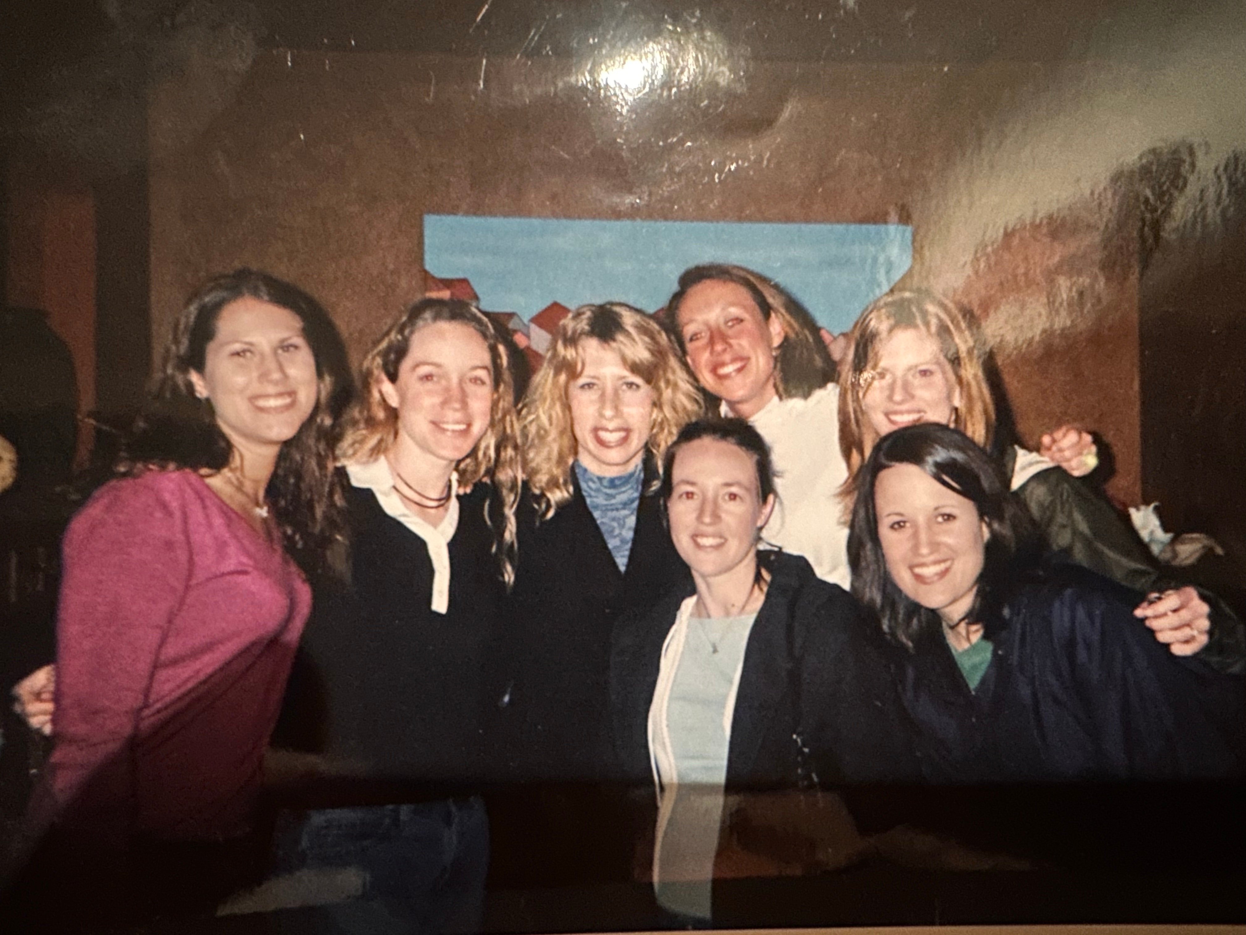 Valerie and classmates during medical school at Mercer